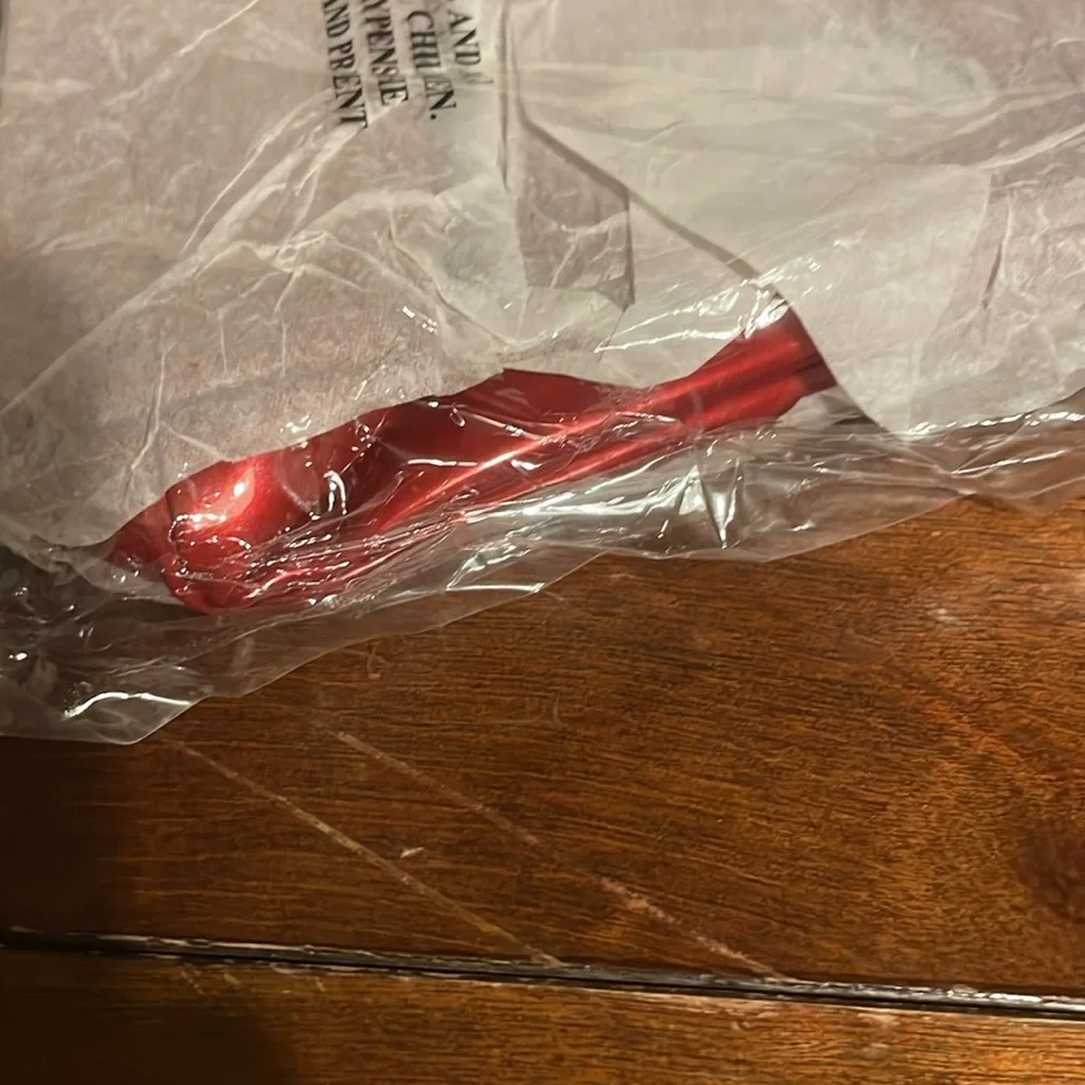 Avon Ruby Red PVC 2001 Always Perfect Clutch NIP